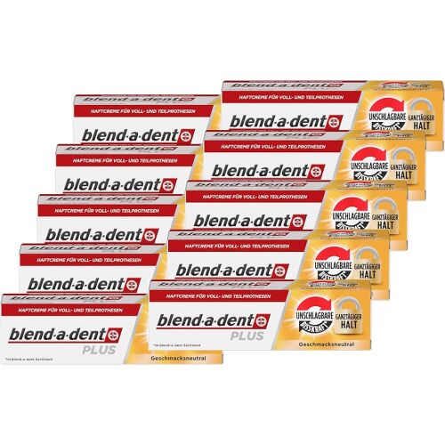 Blend-a-Dent Fixáló Krém Plusz 10x40g 174524049 - Műfogsor rögzítő és tisztító