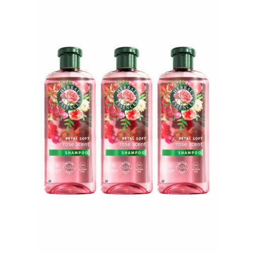 Herbal Essences sampon 96%-ban természetes eredetű rózsa 3x350ml