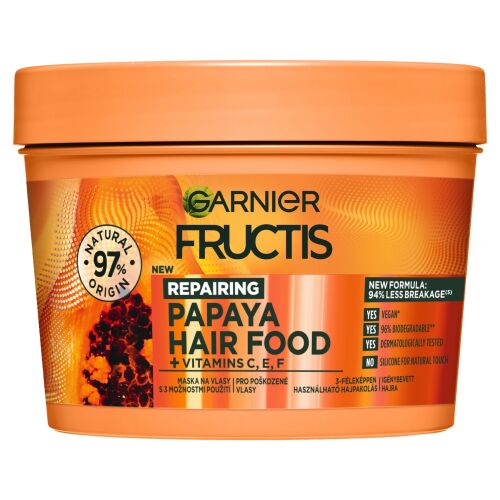FRU HAJRFOOD maszk 400ml Papaya