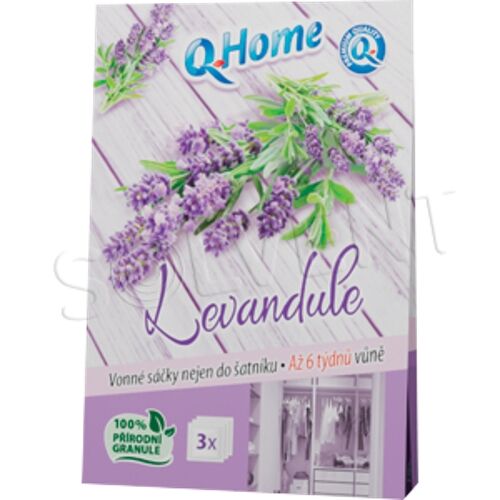 Q Home illatosító tasakok (3 db/doboz) levendula