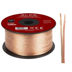 100m Blow 73-324 Hangszóró kábel 2x1,00mm átlátszó - Autóelektronika