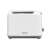 Zelmer 750W toaster, white, 2 slice, with crumb tray, adjustable browning settings