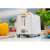 Zelmer 750W toaster, white, 2 slice, with crumb tray, adjustable browning settings