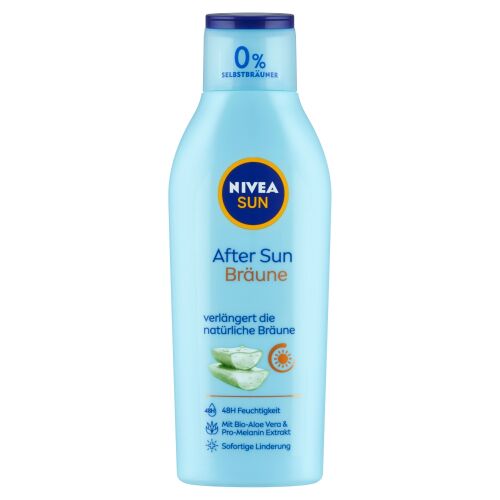 Nivea After Sun napozás utáni arckrém bronz színű 250ml