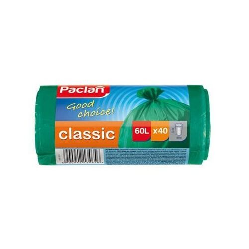 Paclan Classic hulladékzsákok 60 l 3 x 40 db 174525720 - Szemeteszsák