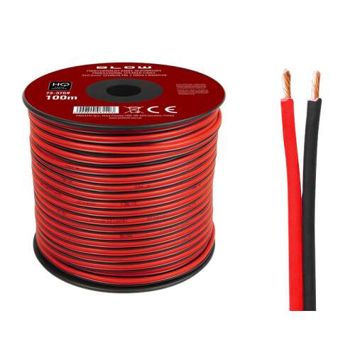 73-376 # Hangszóró vezeték 2x2,50mm fekete-piros