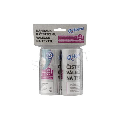 Q Home utántöltő roller textilekhez (2 db/fólia)