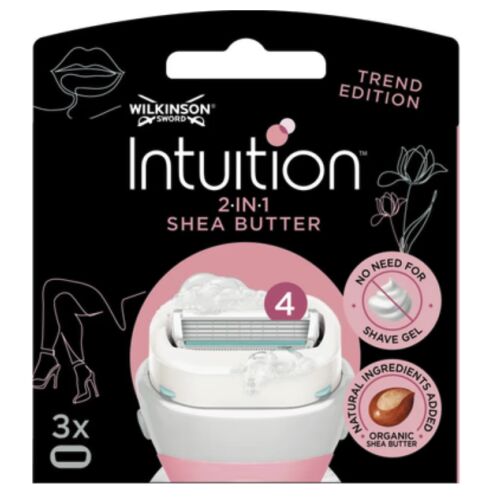 Wilkinson Sword Intuition Ultra Moisture shea vajjal 3 db 174531529 - Borotvapenge