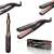 Adler AD 2318 infrared hair straightener, collage of different angles and packaging