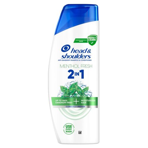 H&S 2 az 1-ben sampon 250ml mentol