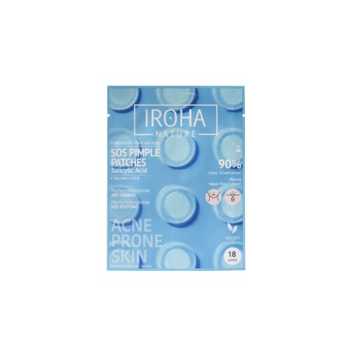IROHA SOS pattanás elleni tapaszok (18 db/csomag)