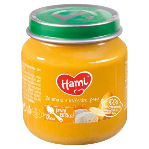 HAMI menü 125 g zöldséges csirkemellel