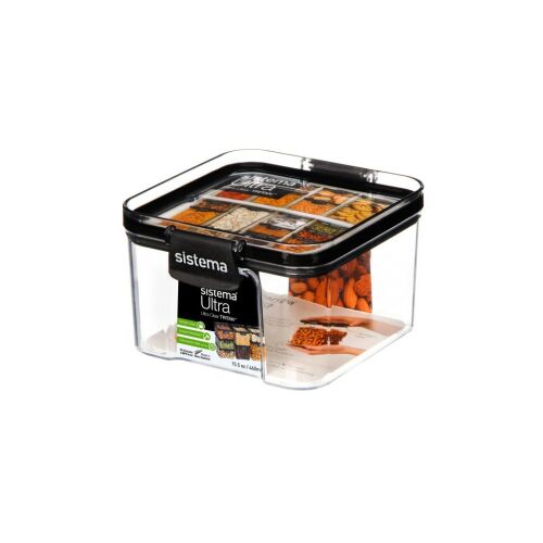 Sistema Ultra Élelmiszertároló Üveg 460 ml