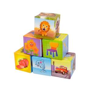 Puha építőkocka 6 darabos készlet 93274802 Fejlesztő játék babáknak