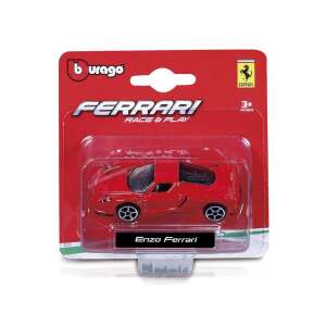 Bburago Ferrari Enzo 1:64 scale diecast model car, red, race & play - Ferrari