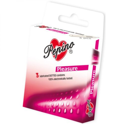 Pepino Pleasure bevágásokkal 3 db