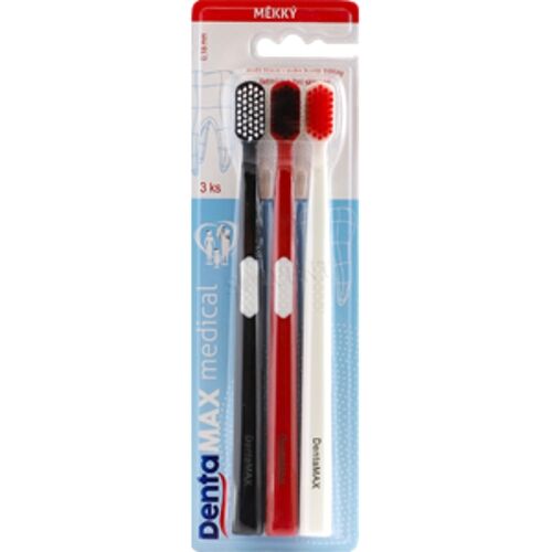 Dentamax fogkefék (3 db/csomag) ORVOSI puha