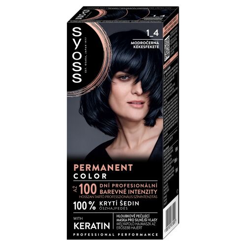 Syoss Color 1-4 Kék-fekete