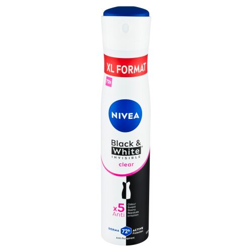 NIVEA Spray AP 200ml Fekete-fehér Átlátszó