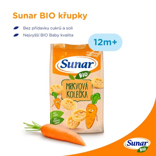 Sunar Bio chips 45g sárgarépaszeletek 174541631 - Baba étel és ital