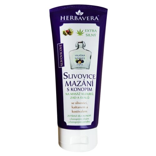 Herbavera szilvaolaj kenderrel 200 ml 174543060 - Masszázskrém és masszázsolaj