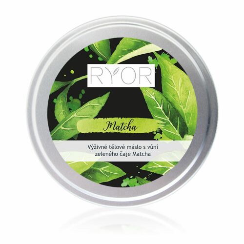Ryor - Tápláló testvaj matcha zöld tea illattal - 200 ml