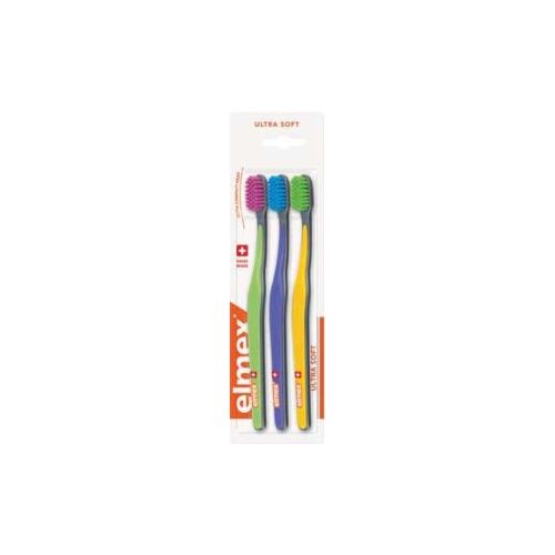 Elmex Ultra Soft fogkefe, extra puha, 3 db.