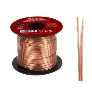 Blow 73-362 25m Átlátszó Hangszóró Kábel 2x0,50mm - Hangszóró kábel