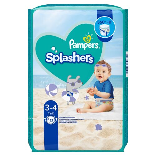 Pampers Splashers pelenkacsomag Baby Shark, 3-as méret, 12 db 174544437 - Úszópelenka