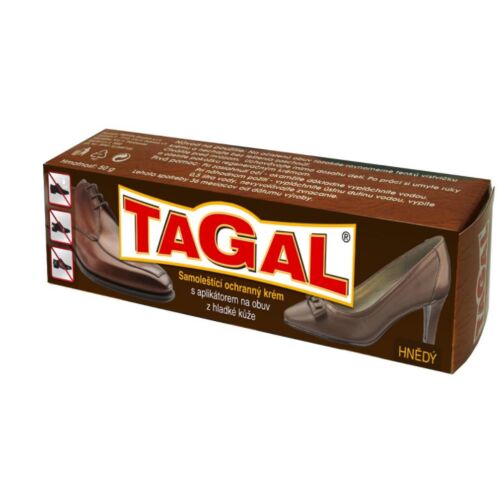 Tagal - önpolírozó cipővédő krém barna, 50g