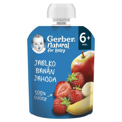 GERBER Natural pocket 90g jah ban jab 6m+