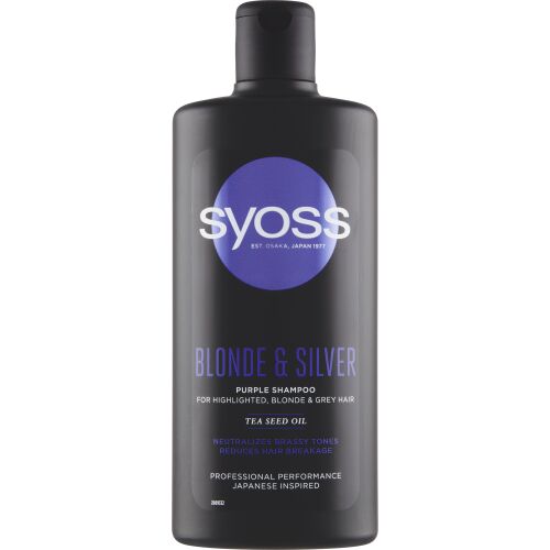 Syoss sampon szőke és ezüst 440ml
