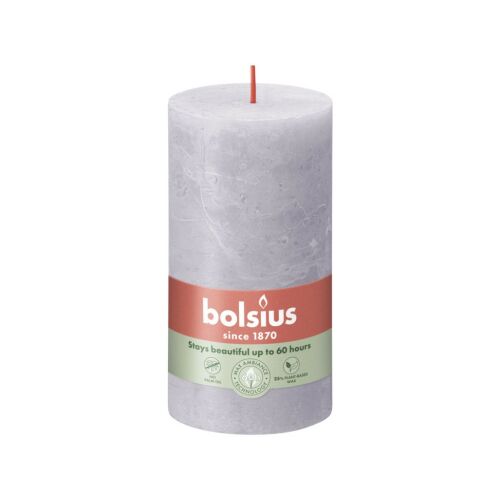 Bolsius Rustic Shine henger 68×130 mm - Matt levendula (lila)