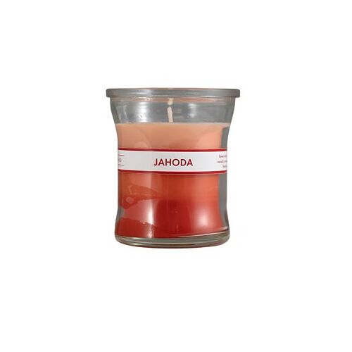 Q Home gyertya 85g eper ízű