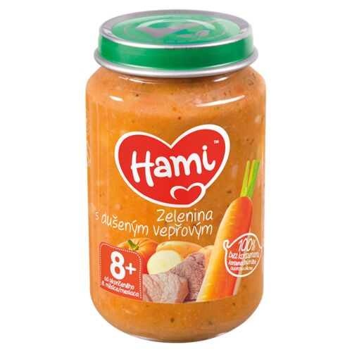 Hami menü 200g zöld sertéshús 8 hónapos kortól 174548431 - Baba étel és ital