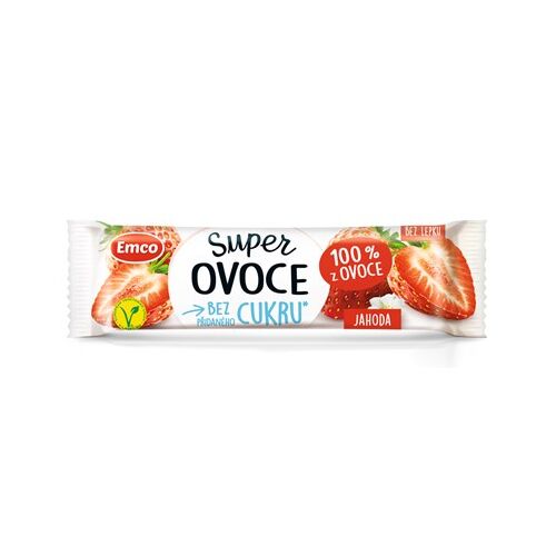 Emco Super gyümölcsszelet 100% eper 30 x 30 g 174548974 - Gyógyászat