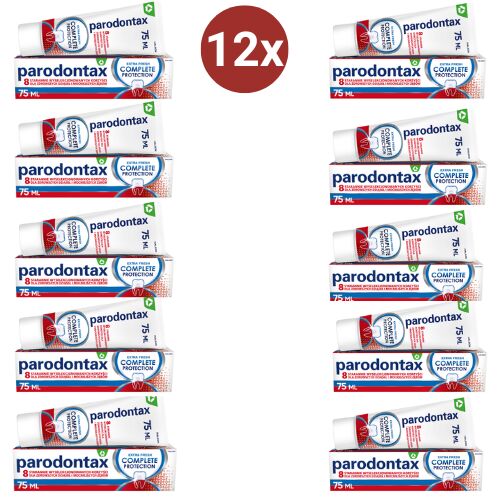 Parodontax Complete Protection frissítő fogkrém, 12x75 ml