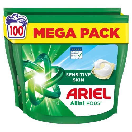 Ariel kapszulák (100 db/doboz) Érzékeny bőrre 174549587 - Mosókapszula