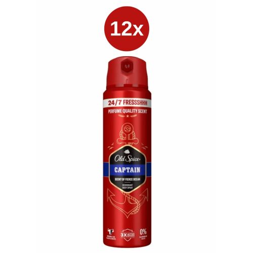 Old Spice Captain dezodor spray 12x150 ml