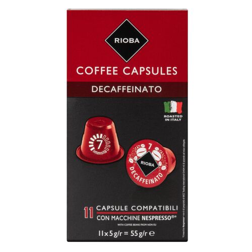 RIOBA Espresso Decaffeinato kávé 52 g kapszula