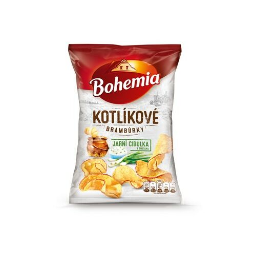 Bohemia burgonyachips hagymakrémes 100 g