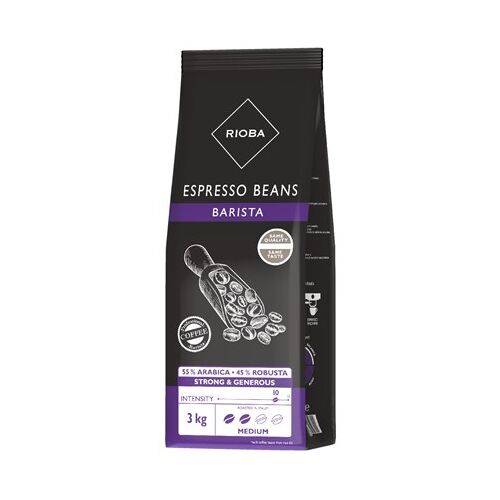 RIOBA Ezüstszemű 55% Arabica kávé 3 kg