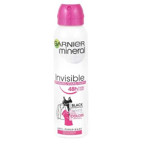GARNIER DEZODOR SPRAY 150ML LÁTHATATLAN FEKETE-FEHÉR