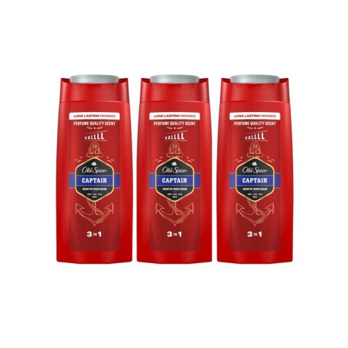 Old Spice Captain tusfürdő 3x675ml XXL