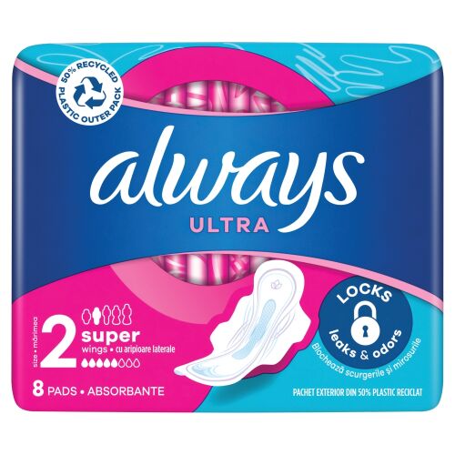 Mindig betétek (8 db/fólia) Ultra szuper