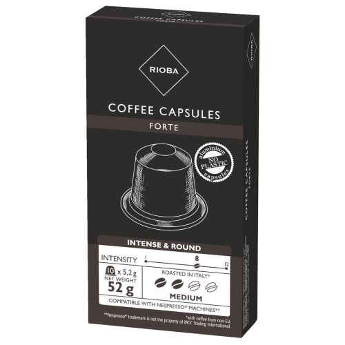 RIOBA Espresso Forte kávé 52 g kapszula