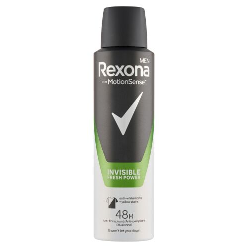 Rexona dezodor férfiaknak 150 ml Invisible B&W Fresh Power