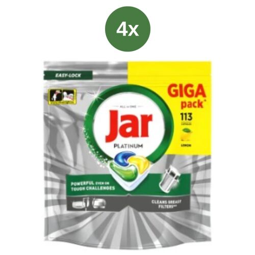 Üvegtabletta 4x (113 db/csomag) Platinum GIGA 174553707 - Mosogatógép tabletta