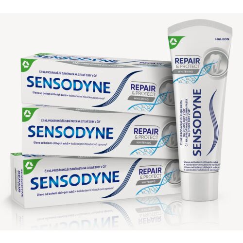 Sensodyne REPAIR Protect fogkrém 3x75ml fehérítő