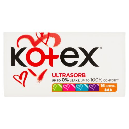KOTEX TAMPONOK (16 DB/KRA) ULTRA SORB NORM